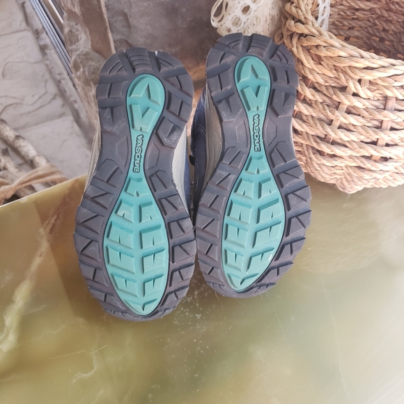Vasque Kids Gray and Blue Hiking Boots - Picture 2 of 2